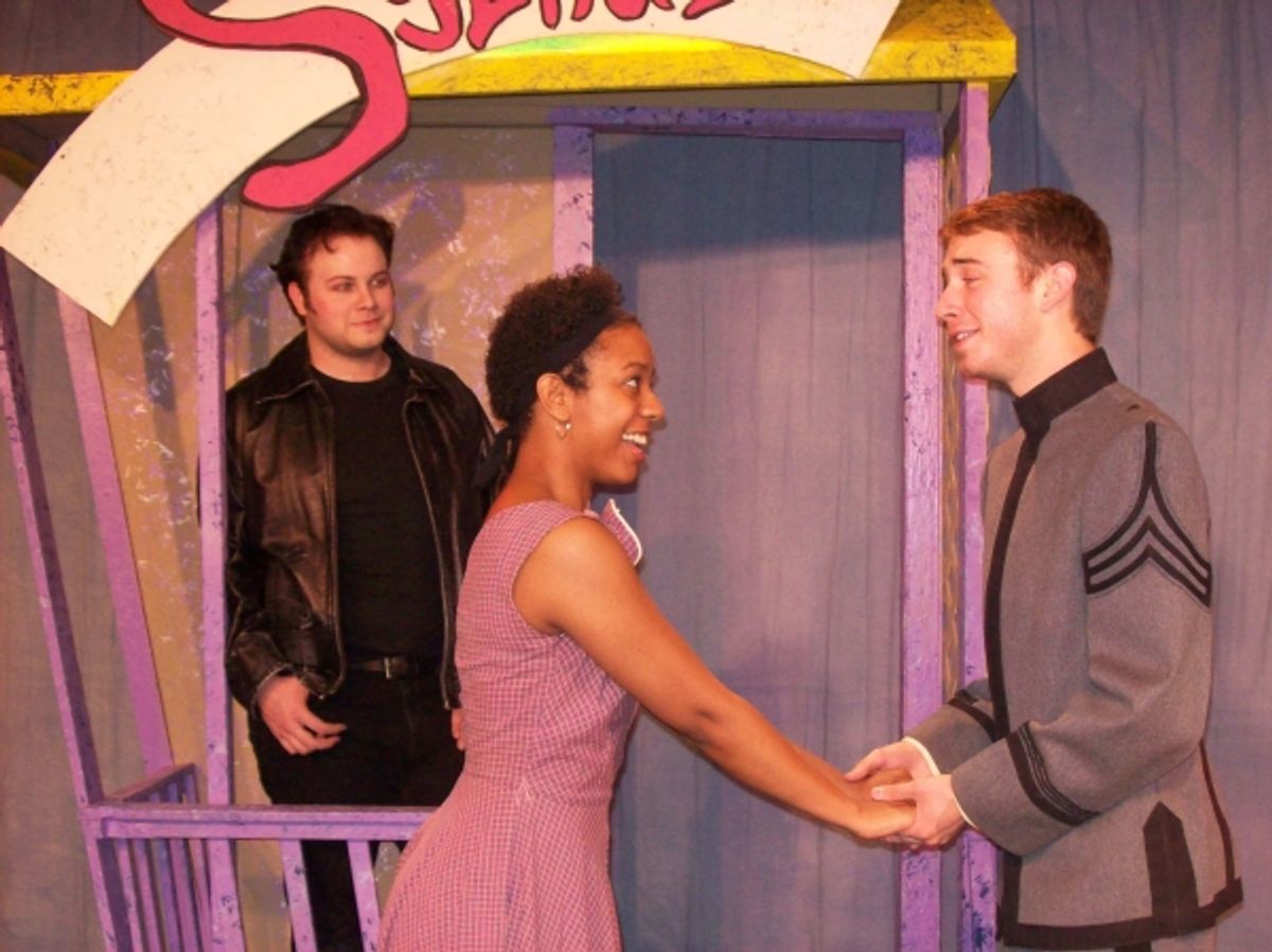 Jordan Stocksdale as Chad, Patricia Targete as Lorraince, and A.J. Dorsey
 at 