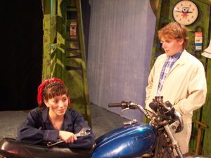 Alex Jane Bailey as Natalie and P.J. Schweizer 
 Photo