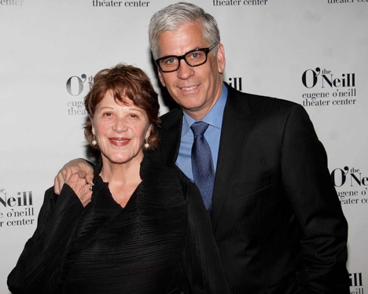 Linda Lavin and Husband Steve Bakunas at 