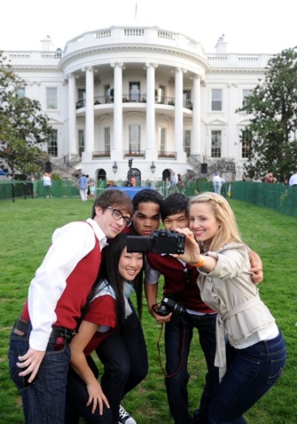 Kevin McHale, Jenna Ushkowitz, Dijon Talton, Harry Shum Jr. and Dianna Agron Photo