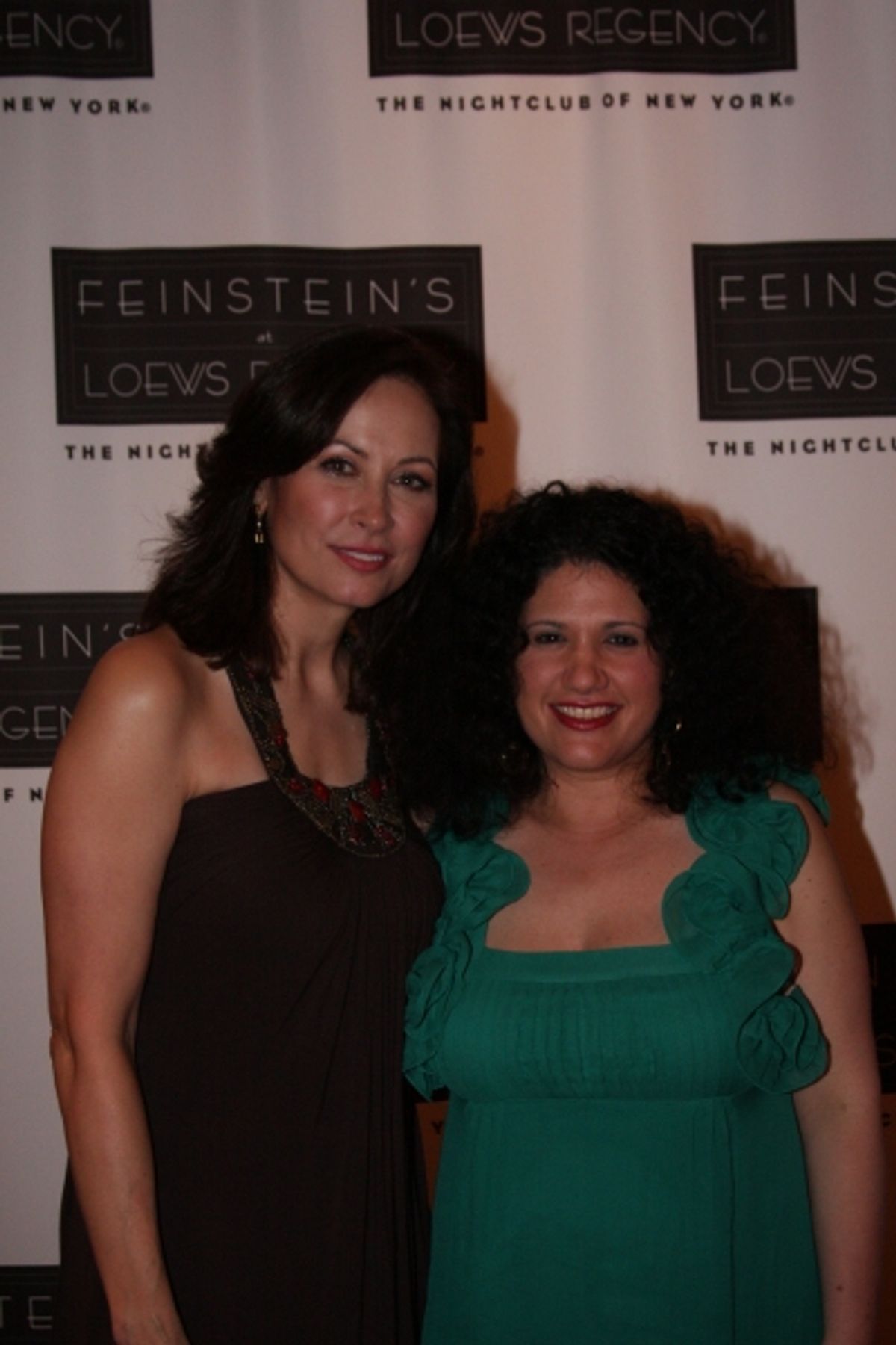 Linda Eder and Lynn Marie Squillace of Entertainment Magazine at 