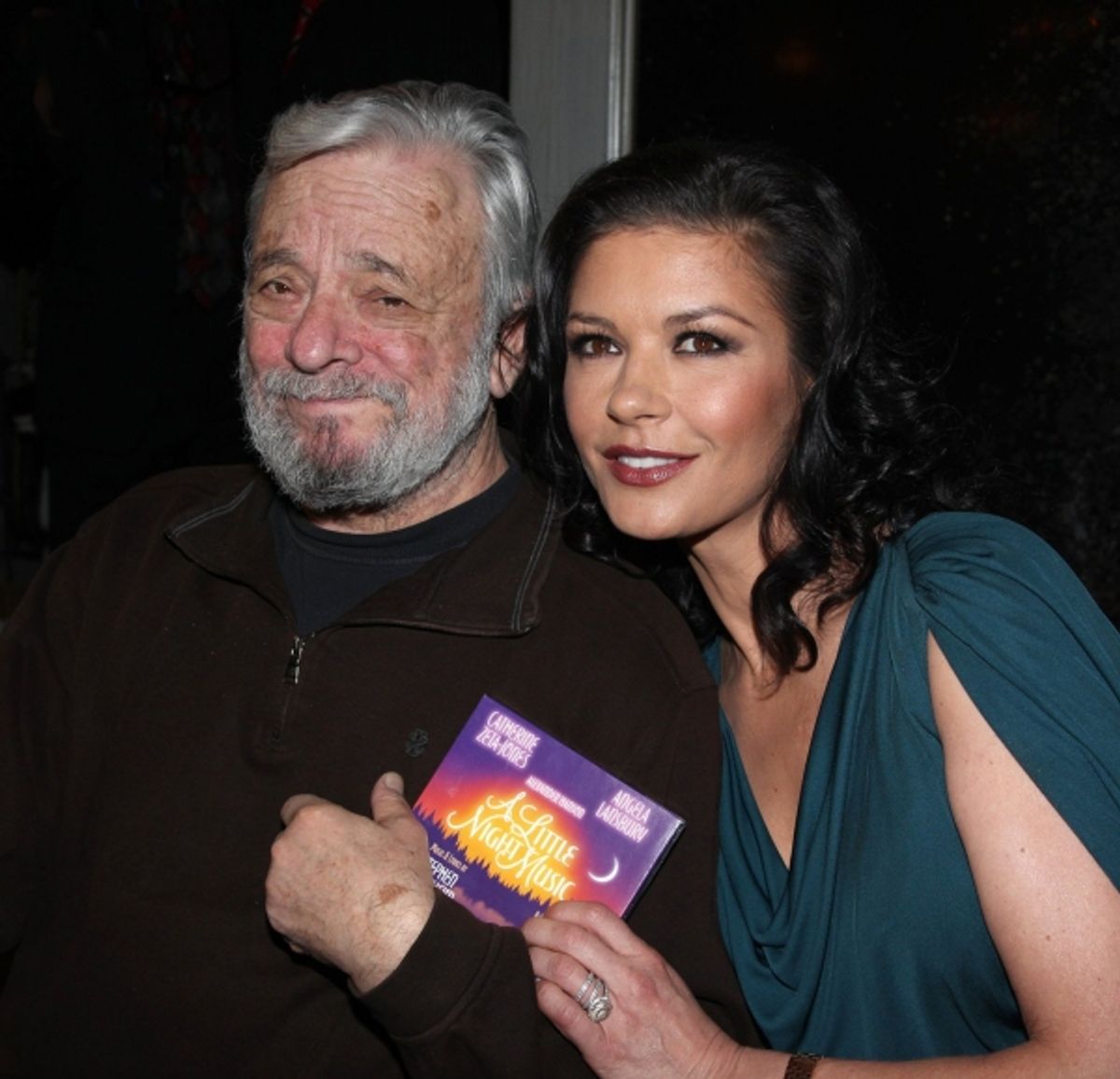 Stephen Sondheim & Catherine Zeta-Jones at 