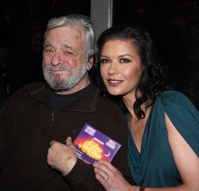 Stephen Sondheim & Catherine Zeta-Jones Photo