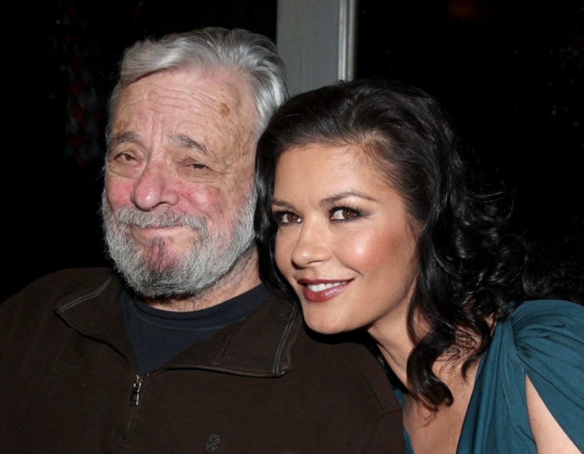 Stephen Sondheim & Catherine Zeta-Jones at 