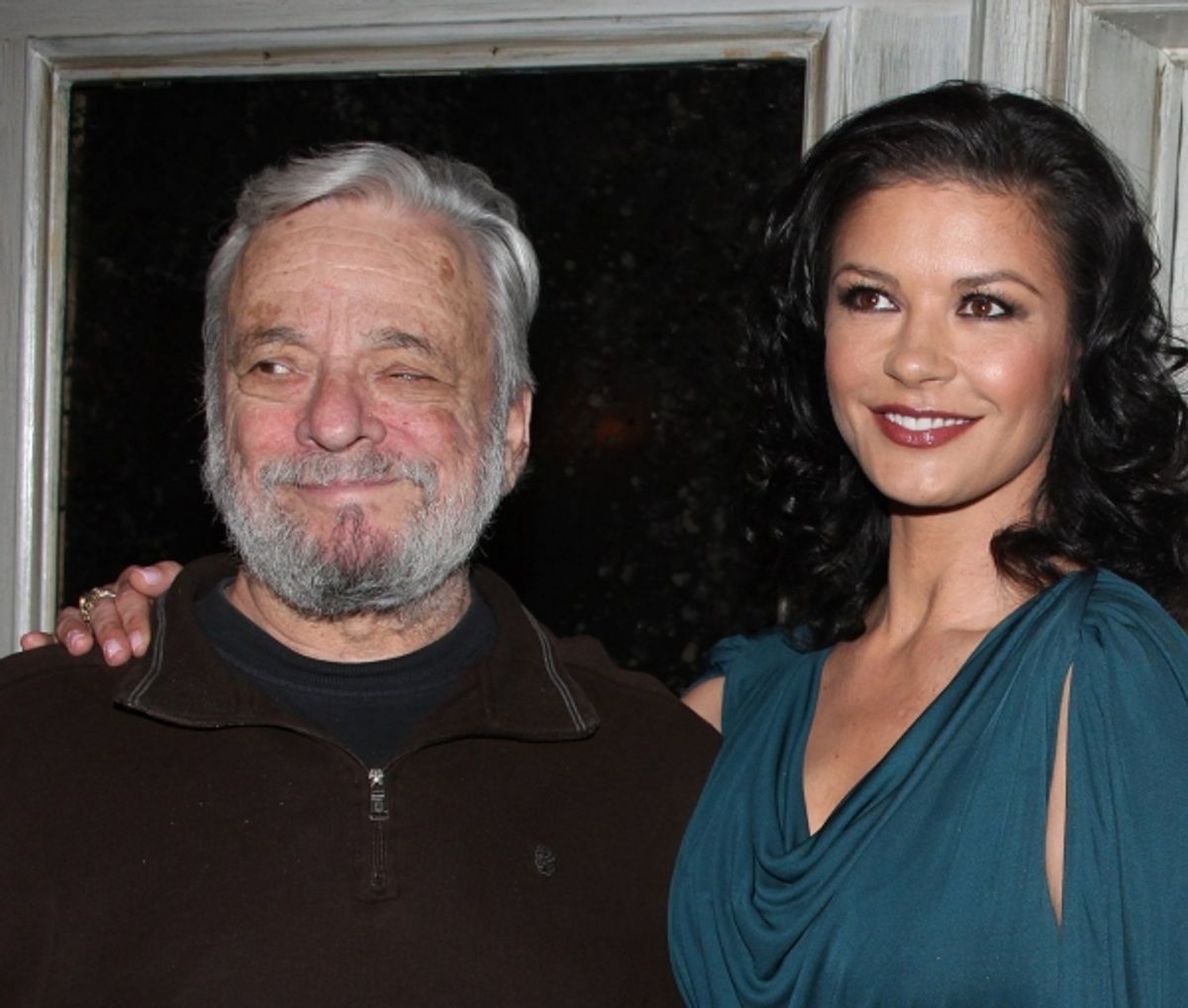 Stephen Sondheim & Catherine Zeta-Jones at 