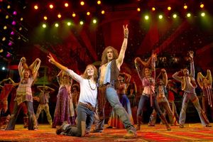 Gavin Creel, Will Swenson and the HAIR Tribe Photo