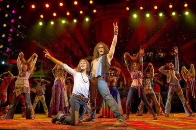 Gavin Creel, Will Swenson and the HAIR Tribe Photo