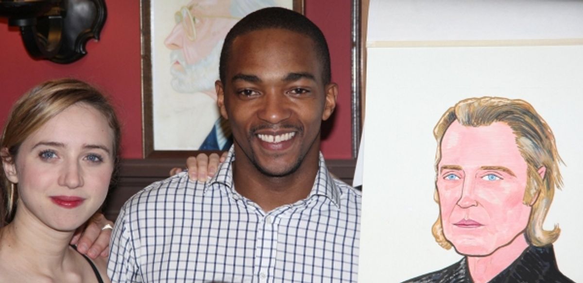 Zoe Kazan and Anthony Mackie at 