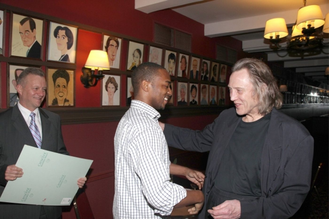 Photo Coverage: Sardi's Honors Christopher Walken with Portrait  Image