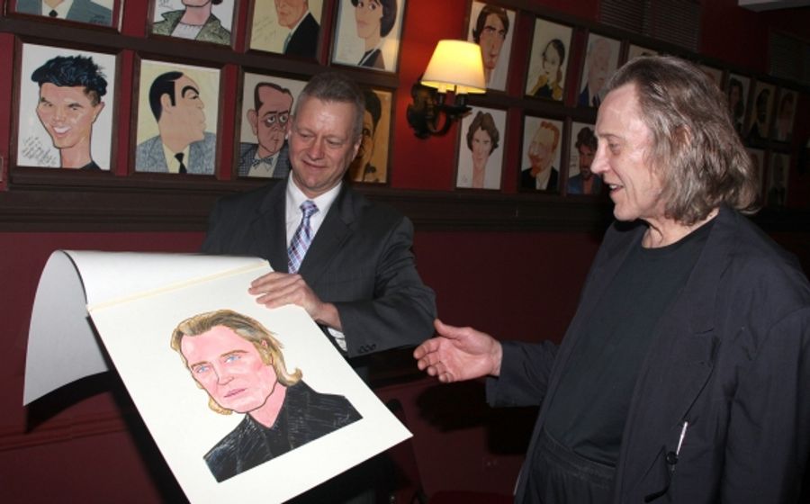 Photo Coverage: Sardi's Honors Christopher Walken with Portrait Image