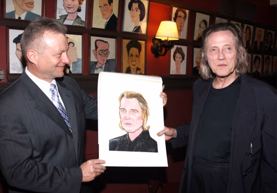 Photo Coverage: Sardi's Honors Christopher Walken with Portrait Image