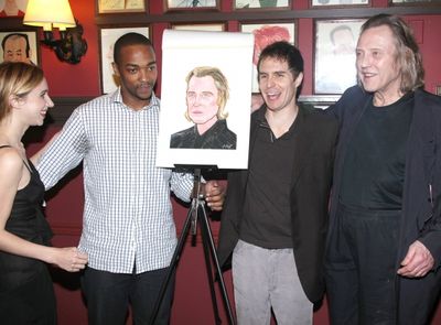 Zoe Kazan, Anthony Mackie, Sam Rockwell and Christopher Walken Photo