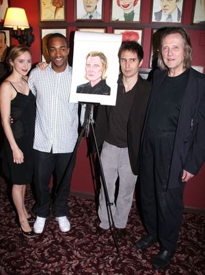 Zoe Kazan, Anthony Mackie, Sam Rockwell and Christopher Walken @ BroadwayWorld Zoe Kazan, Anthony Mackie, Sam Rockwell and Christopher Walken Photo