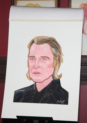 Christopher Walken's Sardi's Portrait Photo