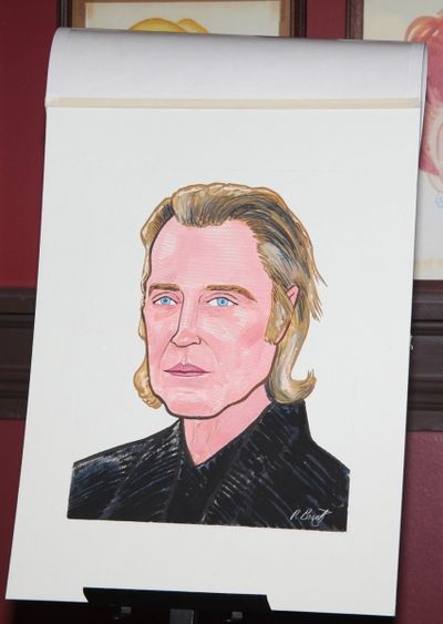 Christopher Walken's Sardi's Portrait Photo
