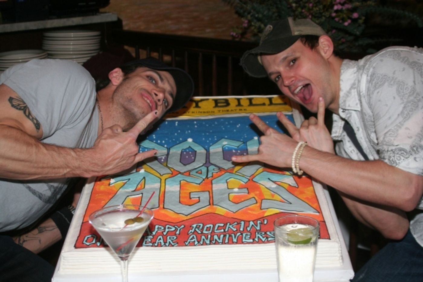 Photo Coverage: Stars Celebrate ROCK OF AGES Anniversary & Constantine Maroulis Portrait at Tony di Napoli's!  Image