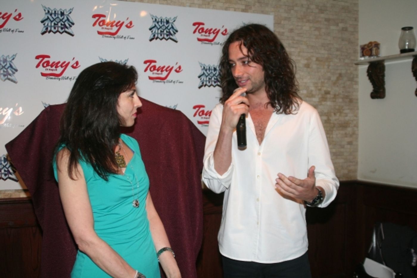 Photo Coverage: Stars Celebrate ROCK OF AGES Anniversary & Constantine Maroulis Portrait at Tony di Napoli's!  Image
