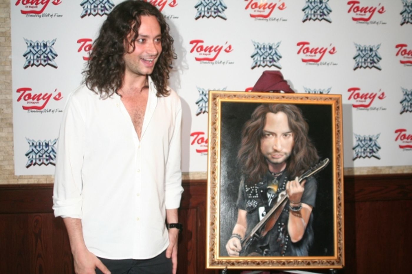 Photo Coverage: Stars Celebrate ROCK OF AGES Anniversary & Constantine Maroulis Portrait at Tony di Napoli's!  Image