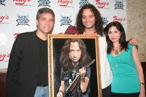 Tony di Napoli's Bruce Dimpflmaier, Constantine Maroulis and Valerie Smaldone Photo