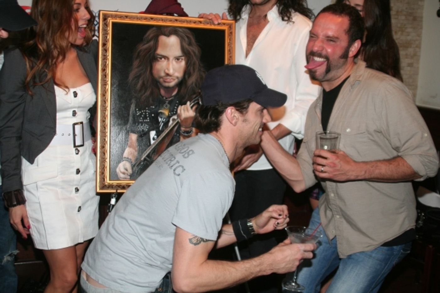 Photo Coverage: Stars Celebrate ROCK OF AGES Anniversary & Constantine Maroulis Portrait at Tony di Napoli's!  Image