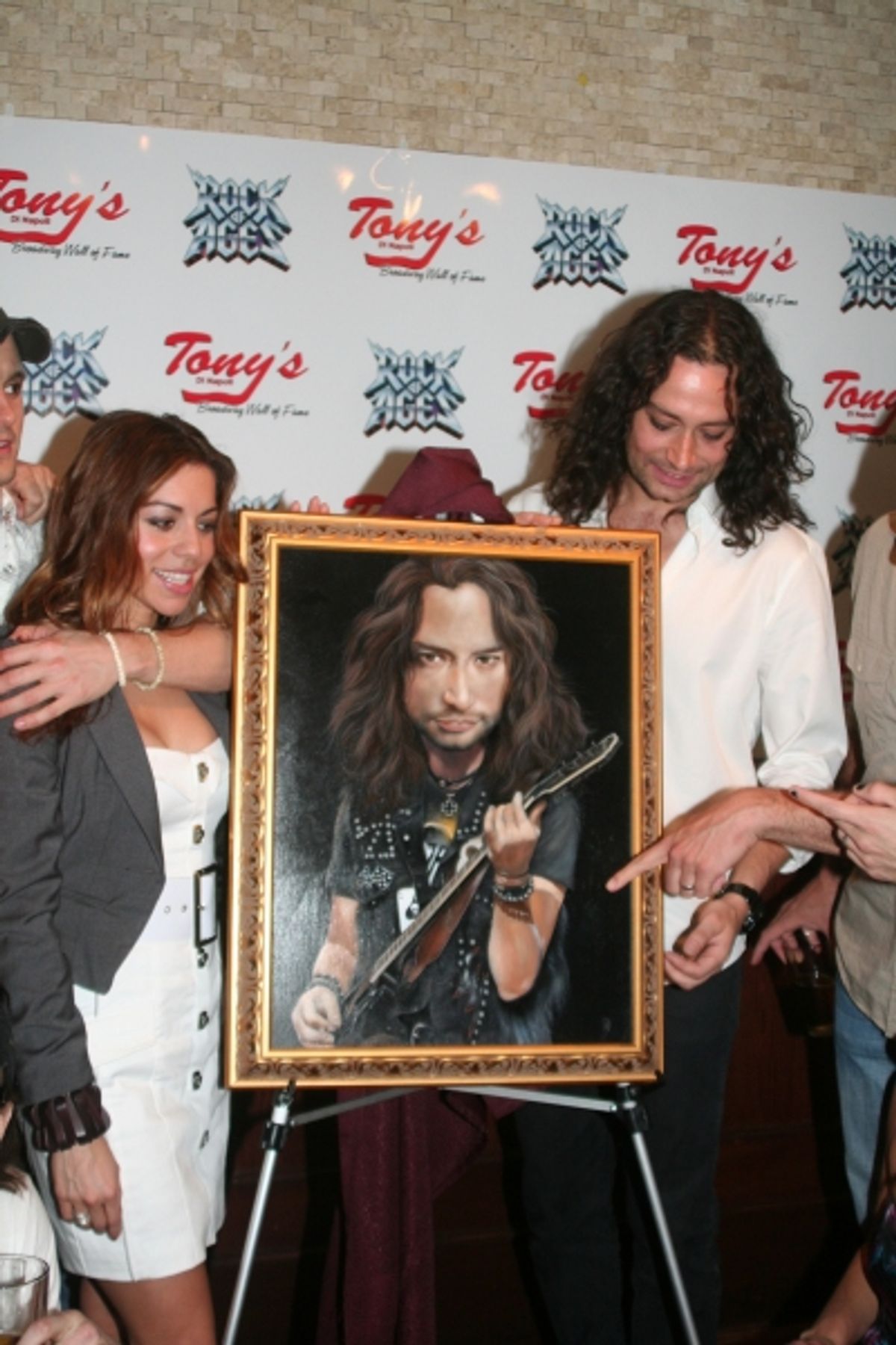 Angel Reed and Constantine Maroulis at 