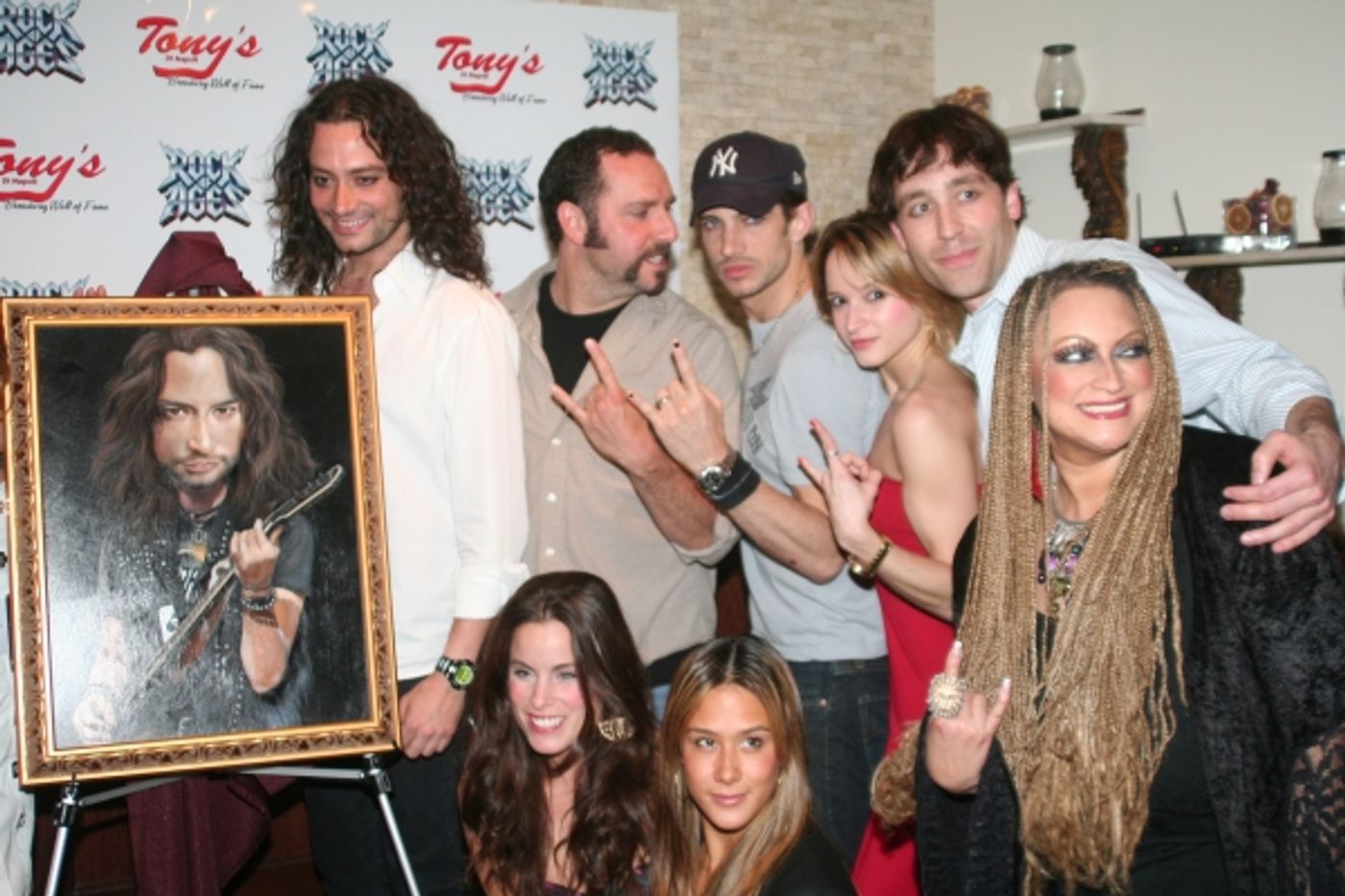 Photo Coverage: Stars Celebrate ROCK OF AGES Anniversary & Constantine Maroulis Portrait at Tony di Napoli's!  Image