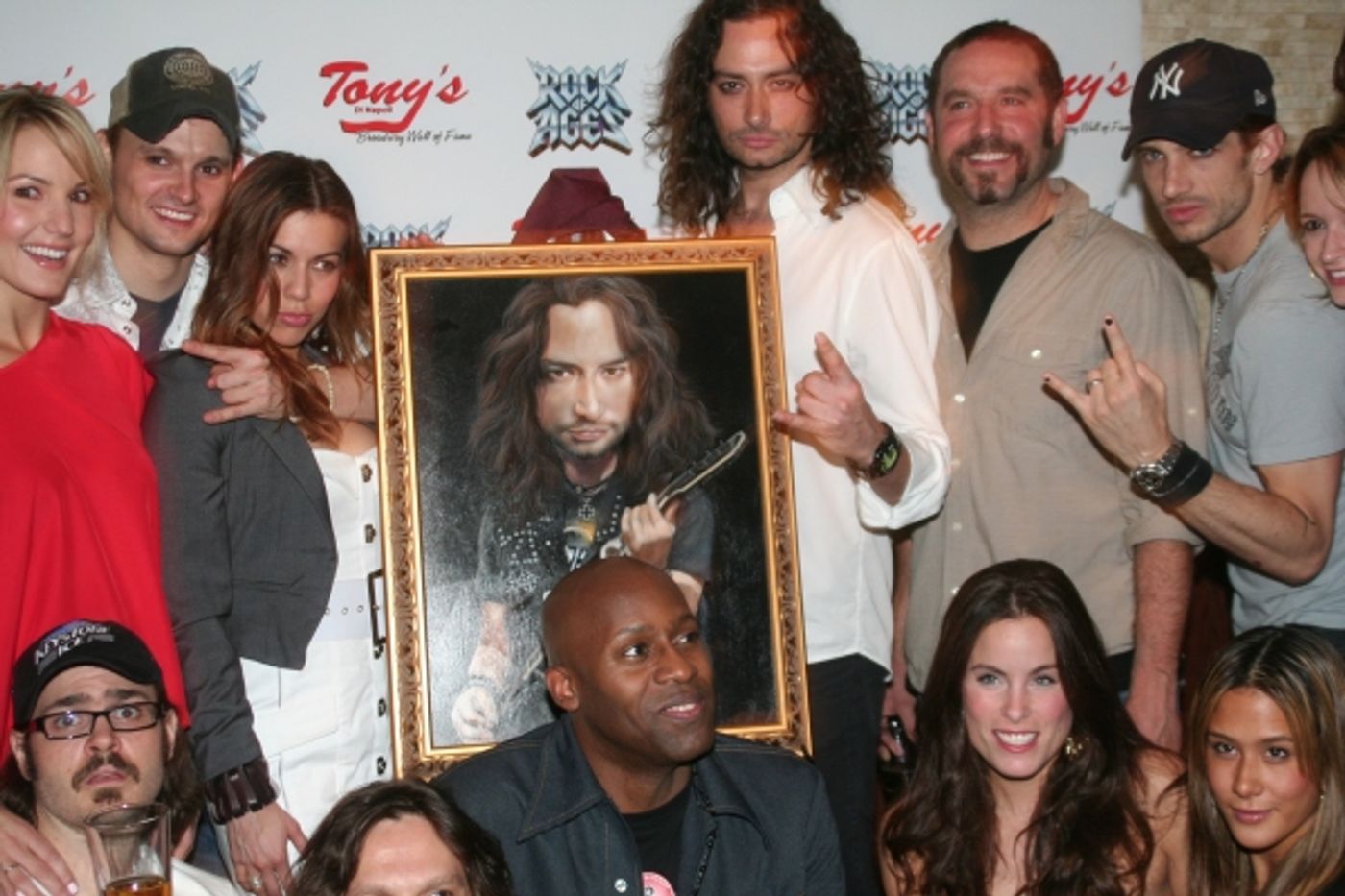 Photo Coverage: Stars Celebrate ROCK OF AGES Anniversary & Constantine Maroulis Portrait at Tony di Napoli's!  Image
