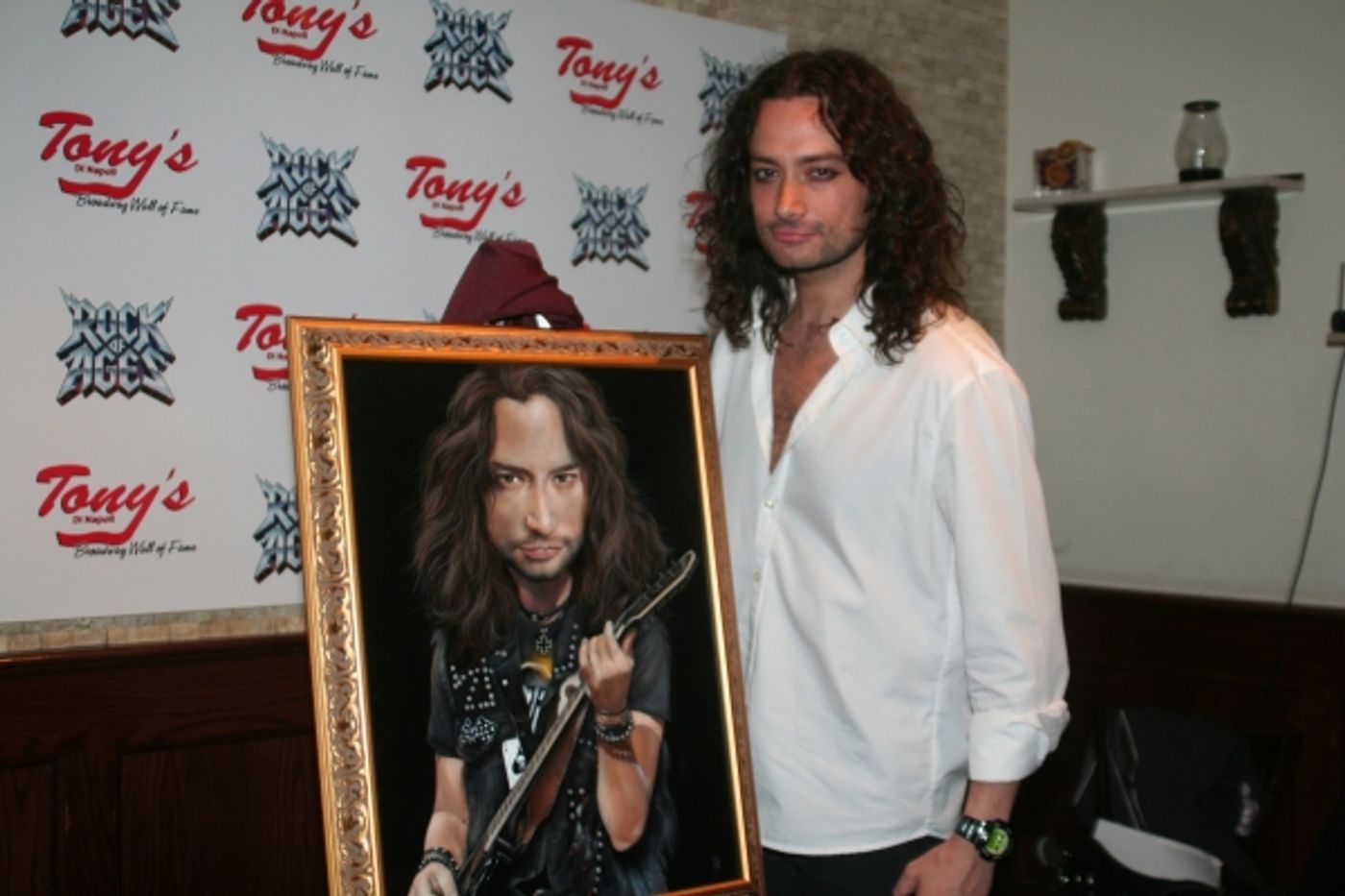 Photo Coverage: Stars Celebrate ROCK OF AGES Anniversary & Constantine Maroulis Portrait at Tony di Napoli's!  Image