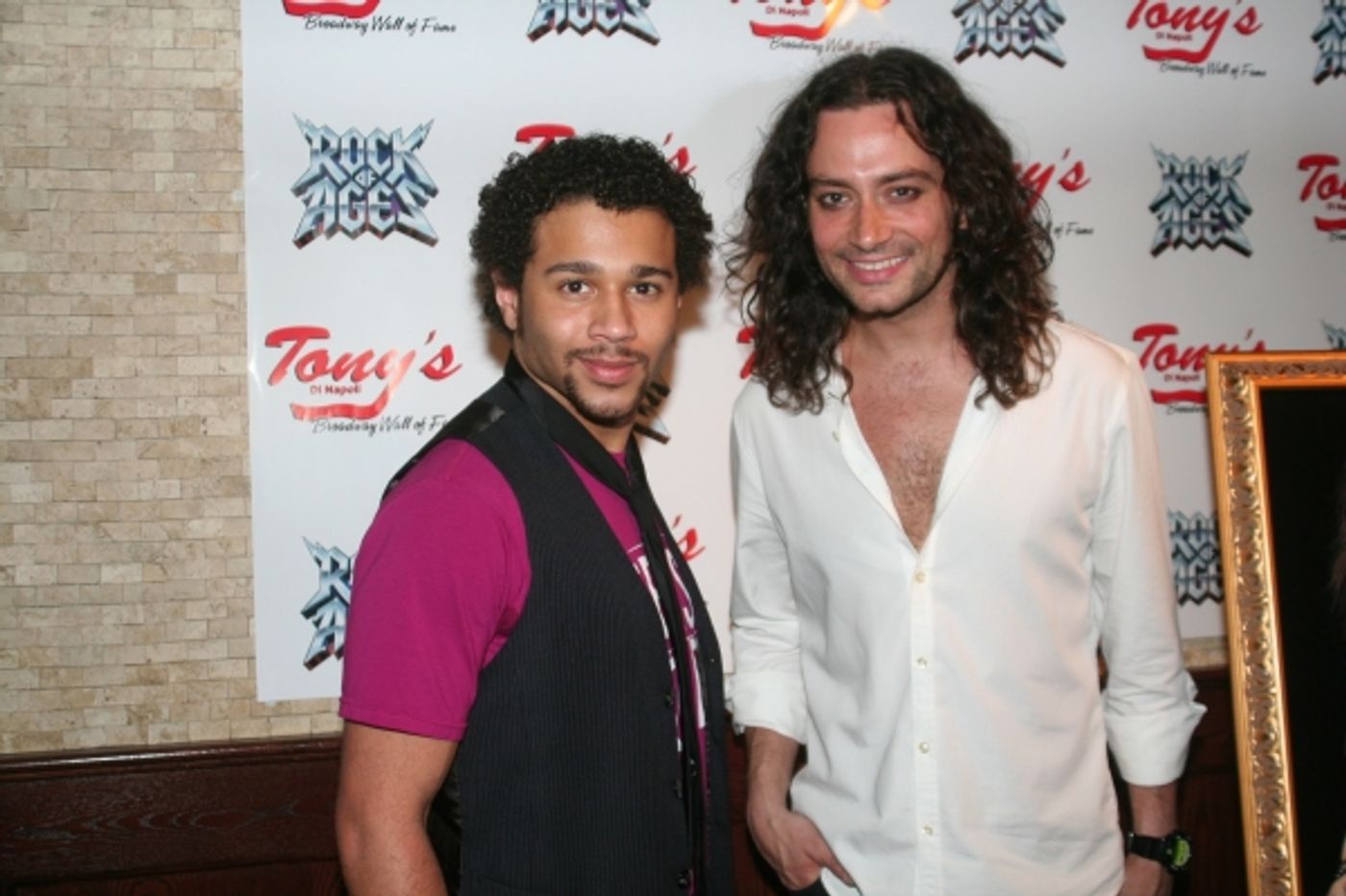 Photo Coverage: Stars Celebrate ROCK OF AGES Anniversary & Constantine Maroulis Portrait at Tony di Napoli's!  Image