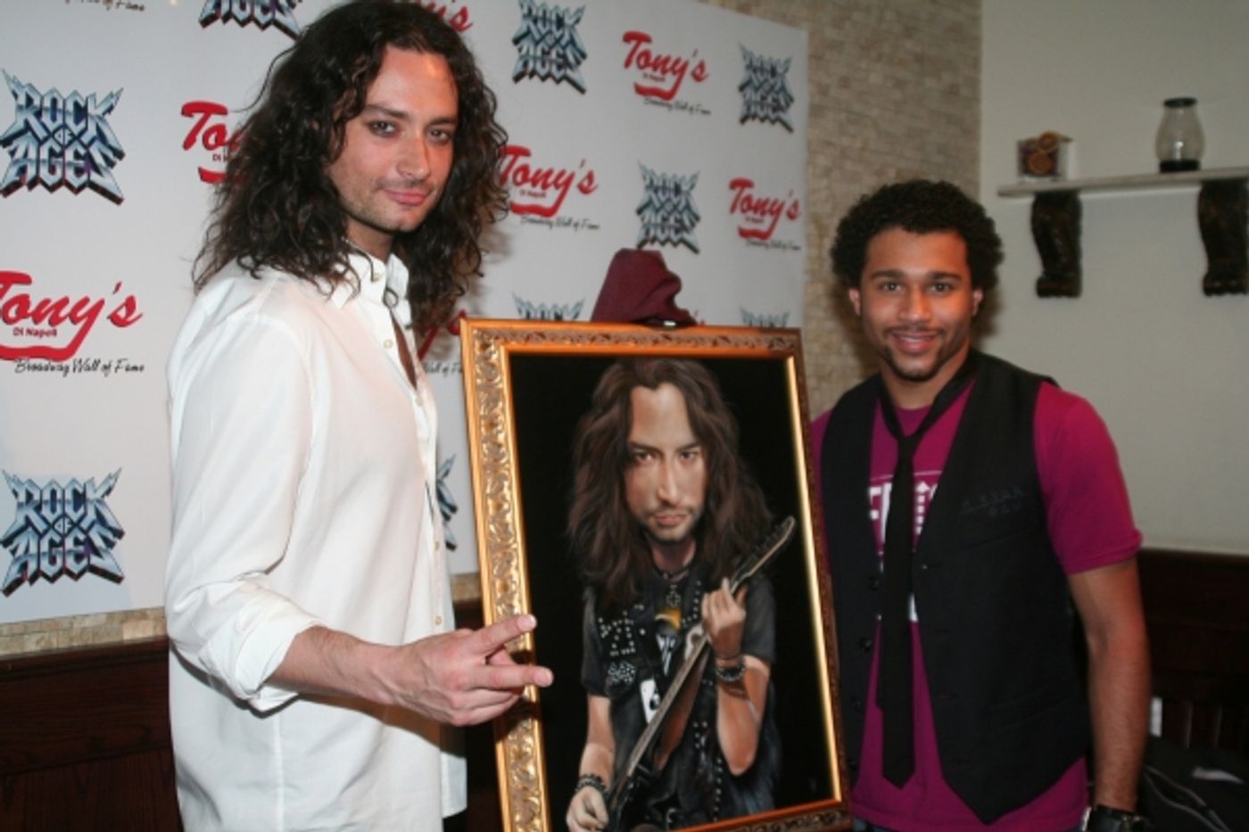 Photo Coverage: Stars Celebrate ROCK OF AGES Anniversary & Constantine Maroulis Portrait at Tony di Napoli's!  Image