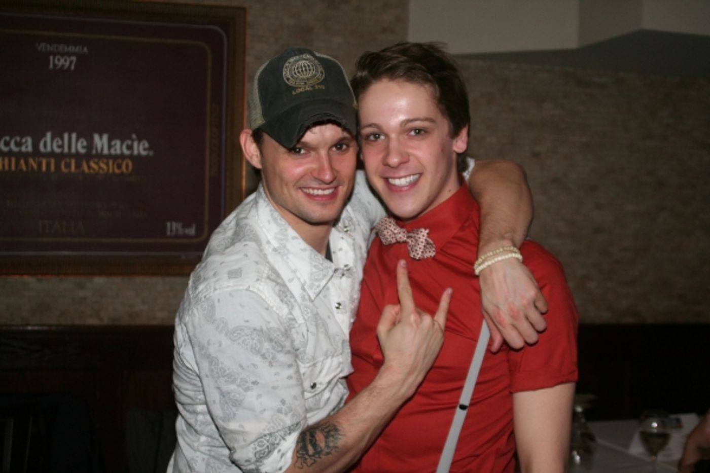 Photo Coverage: Stars Celebrate ROCK OF AGES Anniversary & Constantine Maroulis Portrait at Tony di Napoli's!  Image