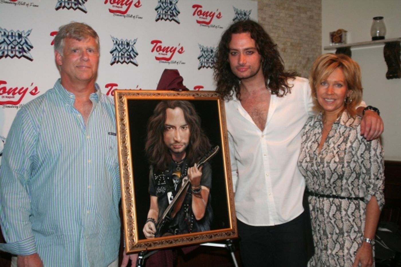 Photo Coverage: Stars Celebrate ROCK OF AGES Anniversary & Constantine Maroulis Portrait at Tony di Napoli's!  Image