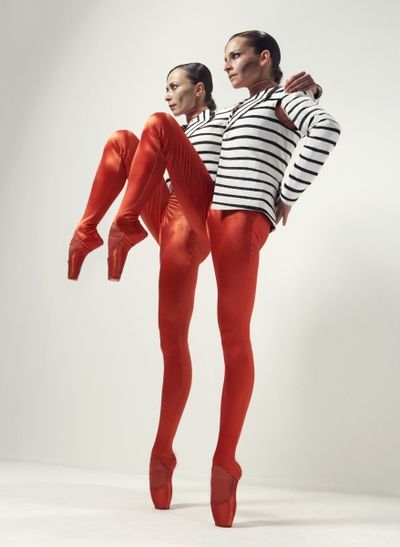 Oxana Panchenko and Clair Thomas, Michael Clark Company by Jake Walters  Photo