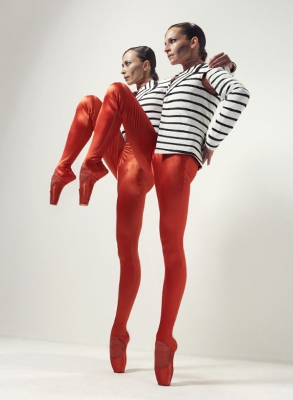 Oxana Panchenko and Clair Thomas, Michael Clark Company by Jake Walters  Photo