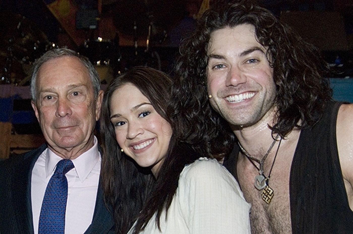 Photo Coverage: Mayor Bloomberg Takes in HAIR  Image