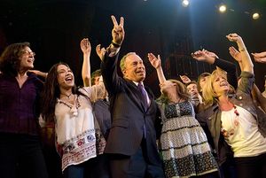 Diana DeGarmo, Mayor Michael Bloomberg and Vanessa Ray Photo
