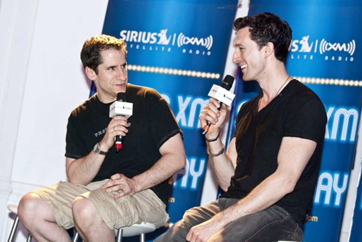 Seth Rudetsky & Aaron Lazar at 