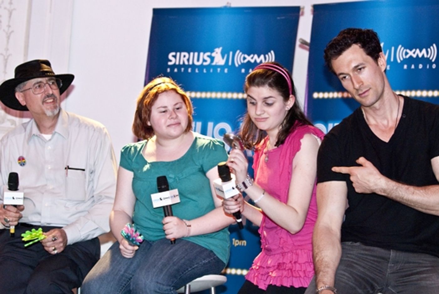 Photo Coverage: Victoria Clark and Aaron Lazar on Sirius XM Live on Broadway with Seth Rudetsky Photo Coverage: Victoria Clark and Aaron Lazar on Sirius XM Live on Broadway with Seth Rudetsky Image