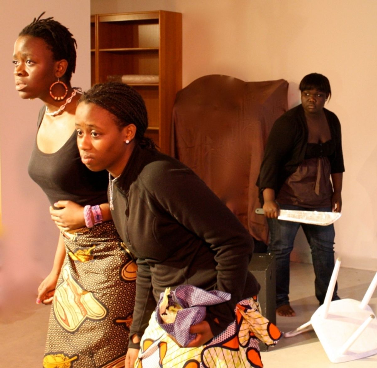 Lulu Hawkes, Monia Mikiza, and Viola Ogak at Acorn Productions Presents The Maine Playwrights Festival