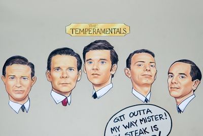 Matthew Schneck, Thomas Jay Ryan, Michael Urie, Arnie Burton, Sam Breslin Wright Photo