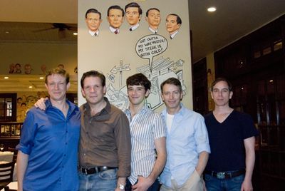 Matthew Schneck, Thomas Jay Ryan, Michael Urie, Arnie Burton, Sam Breslin Wright Photo