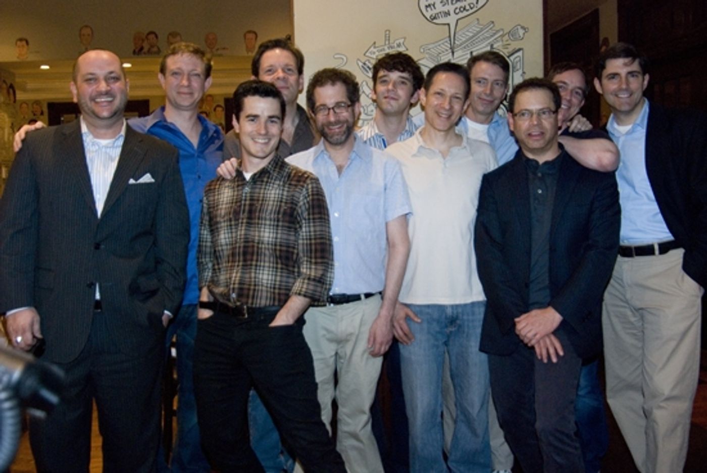 Photo Coverage: The Palm Honors THE TEMPERAMENTALS with Cast Drawing  Image