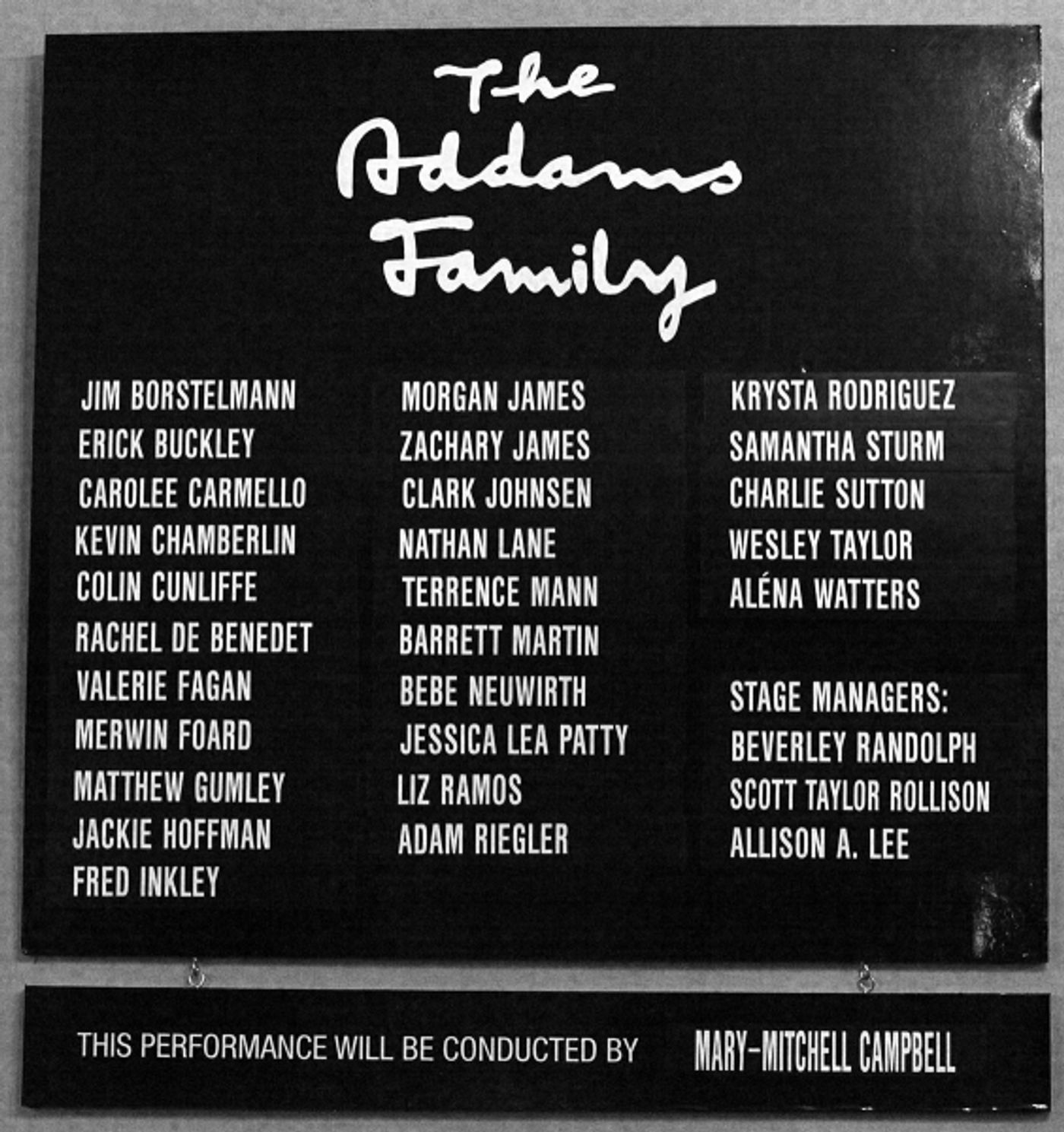 Photo Coverage: THE ADDAMS FAMILY - Opening Night Curtain Call  Image