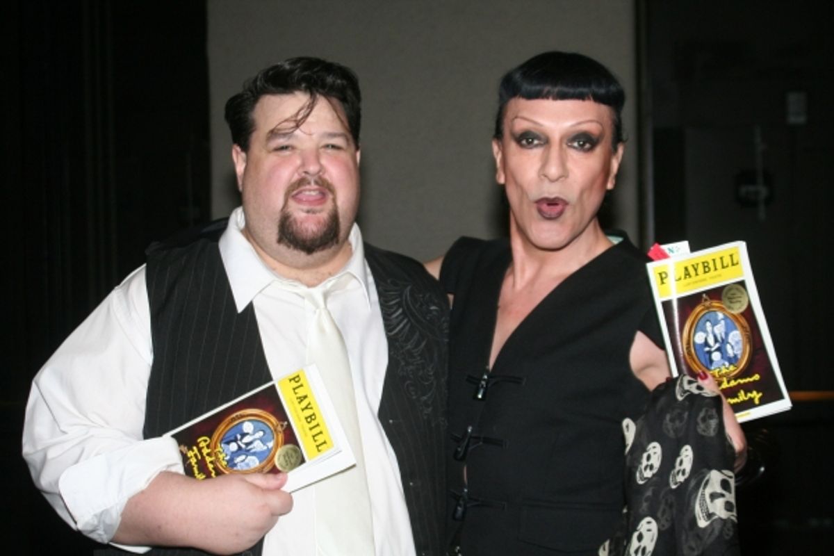 Chris March and Joey Arias at 