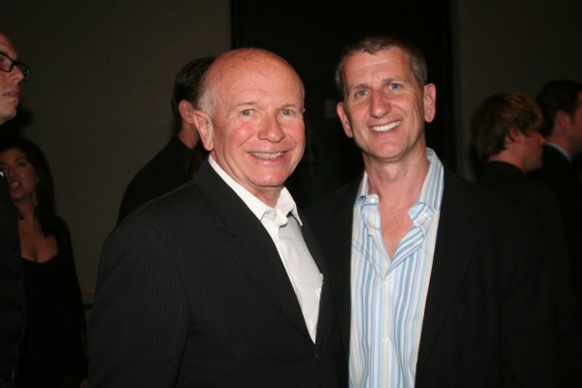 Terrence McNally and Tom Kirdahy at 