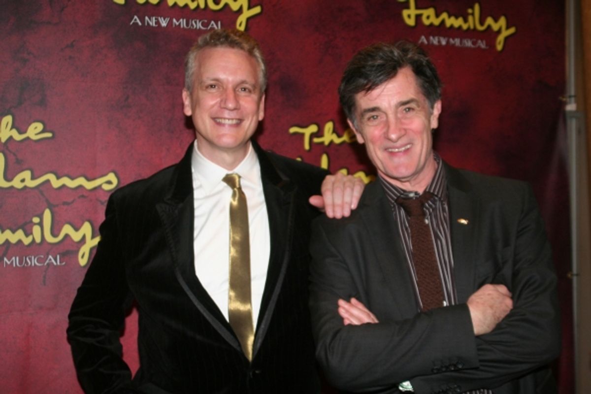 Rick Elice and Roger Rees at 