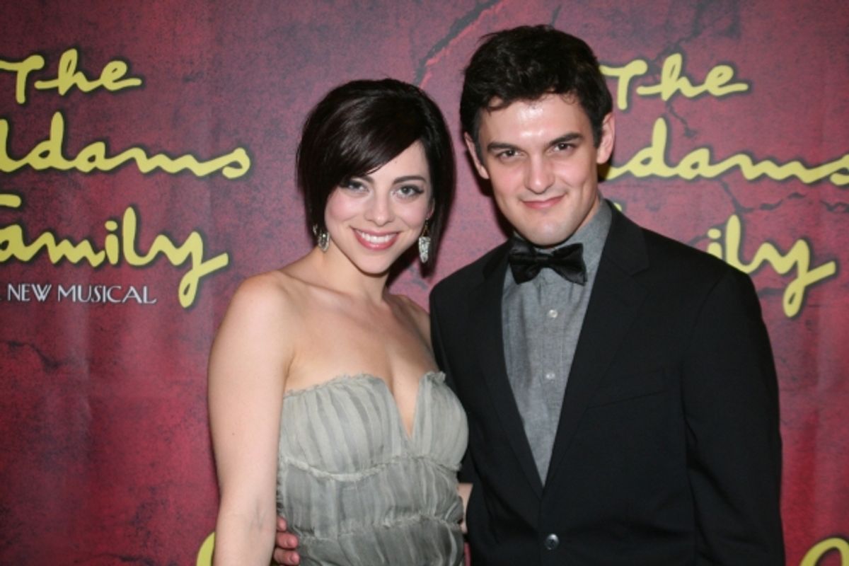 Krysta Rodriguez and Wesley Taylor at 