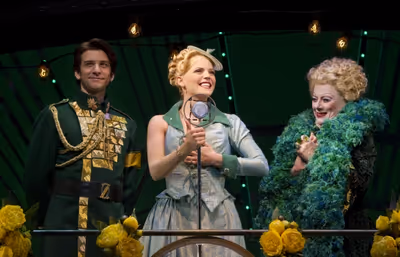 Andy Karl, Katie Rose Clarke and Rondi Reed Photo