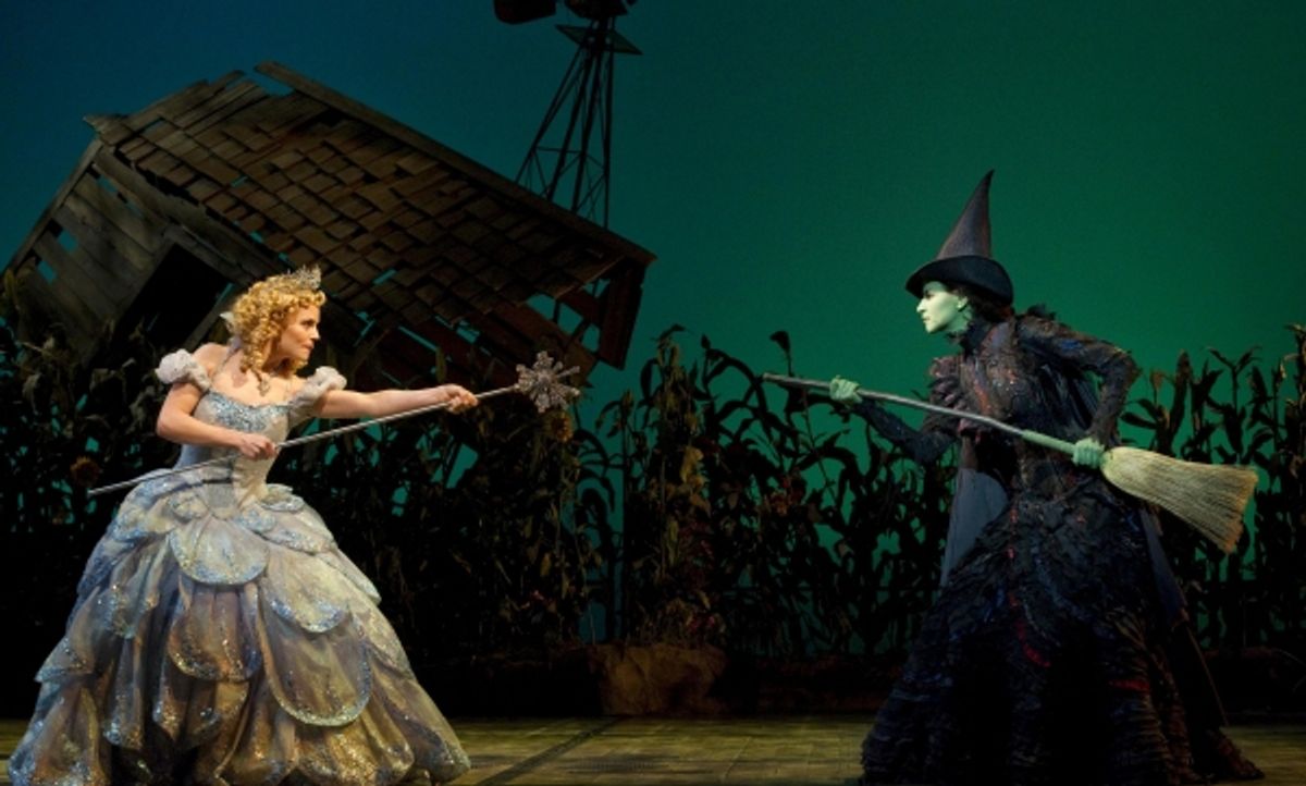 Katie Rose Clarke and Mandy Gonzalez at 