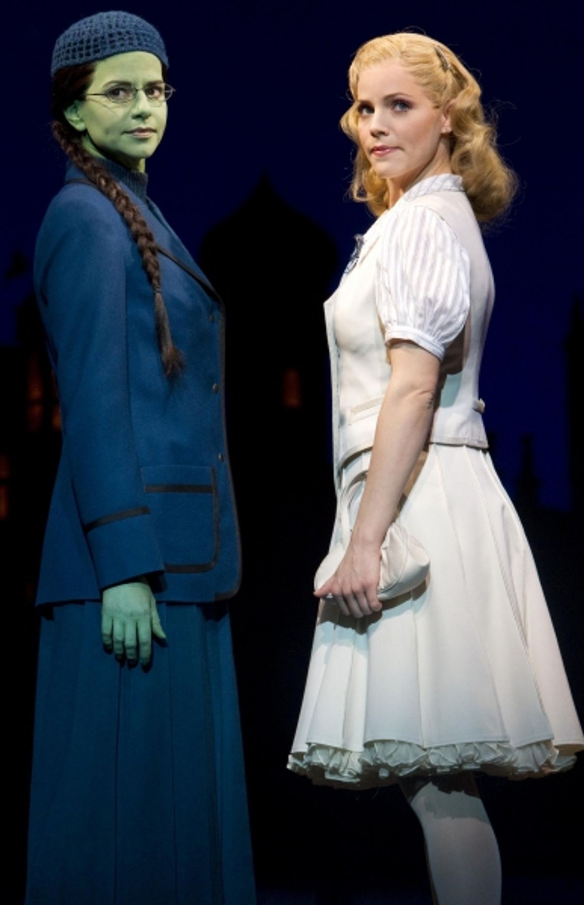 Mandy Gonzalez and Katie Rose Clarke at 